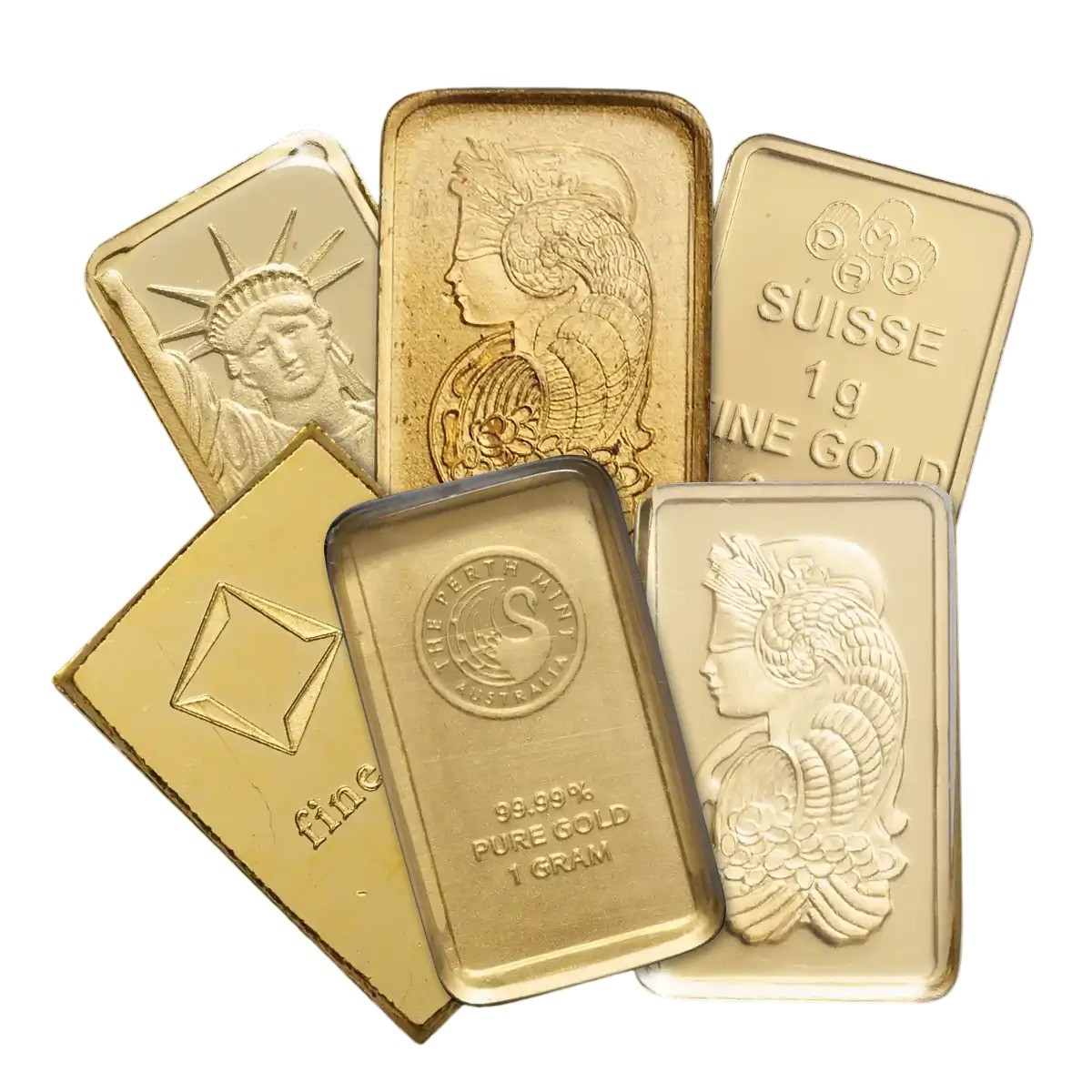 1 gram Gold Bar (Random Design).9999 Fine