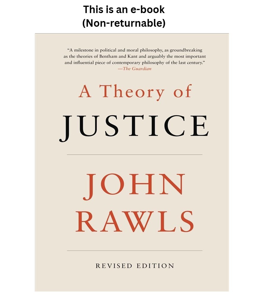 John Rawls A Theory of Justice 1999 John Rawls A Theory of Justice 1999