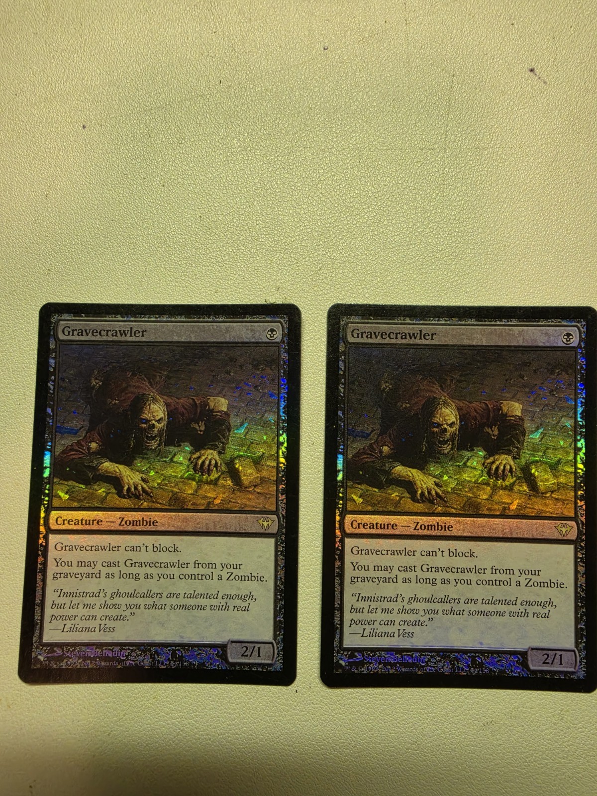Gravecrawler Dark Ascension Foil X 2