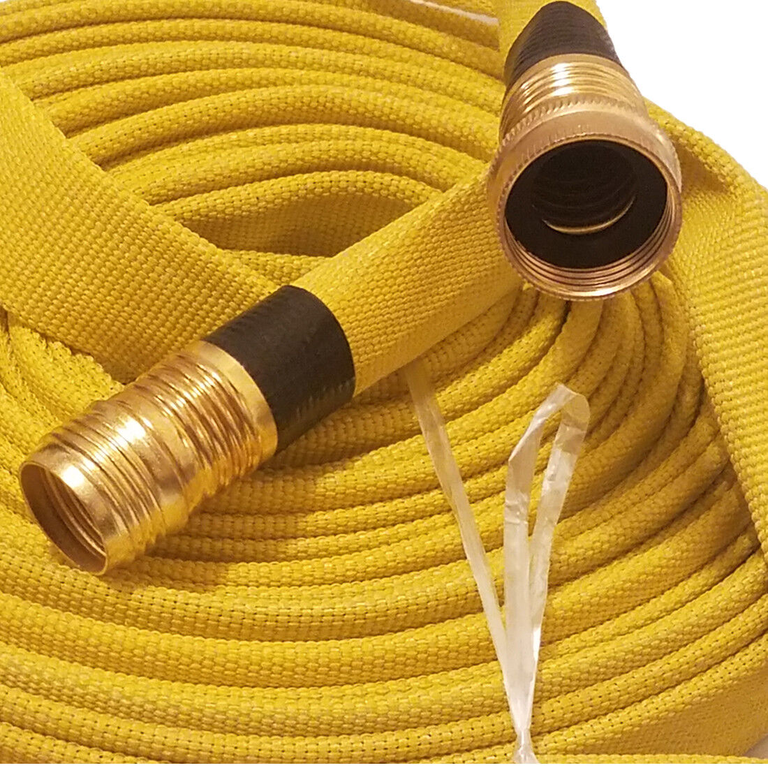 FORESTRY GRADE LAY FLAT FIRE HOSE, 3/4IN.X 50 FT., YELLOW, 250 PSI