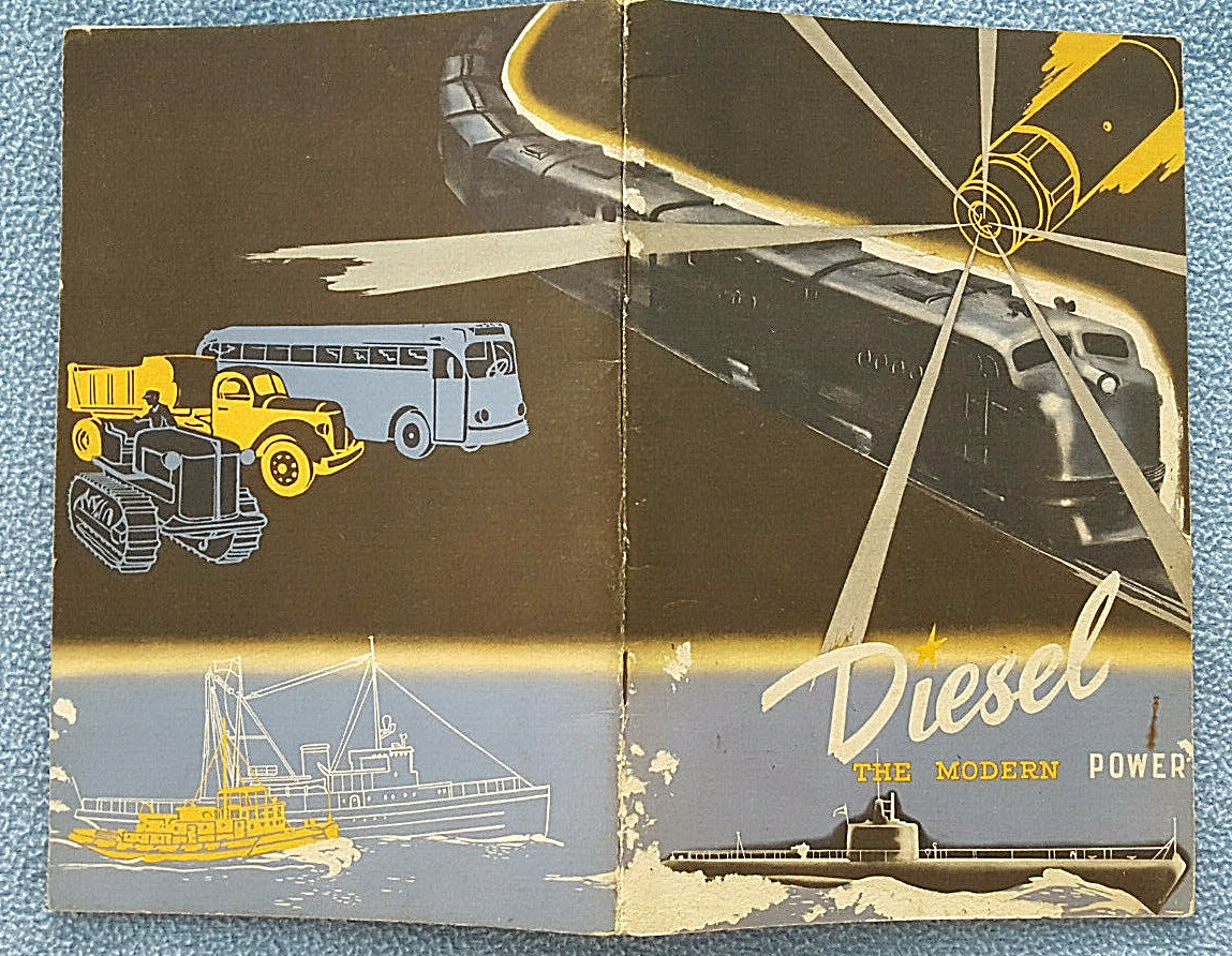 Vintage 1941 Diesel: The Modern Power ~ General Motors Corp. ~ Booklet Vintage 1941 Diesel: The Modern Power ~ General Motors Corp. ~ Booklet