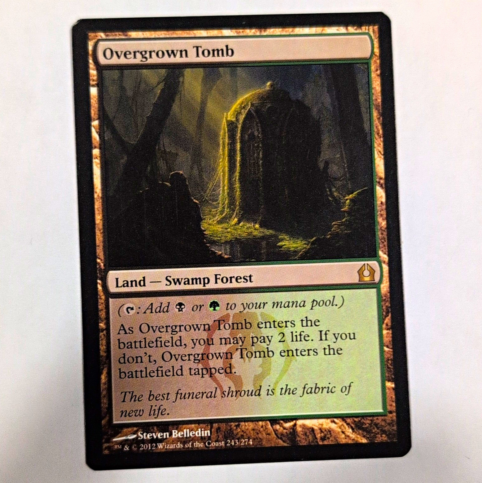 Wizards of the Coast Overgrown Tomb Return to Ravnica Regular Rare EN 243 Wizards of the Coast Overgrown Tomb Return to Ravnica Regular Rare EN 243