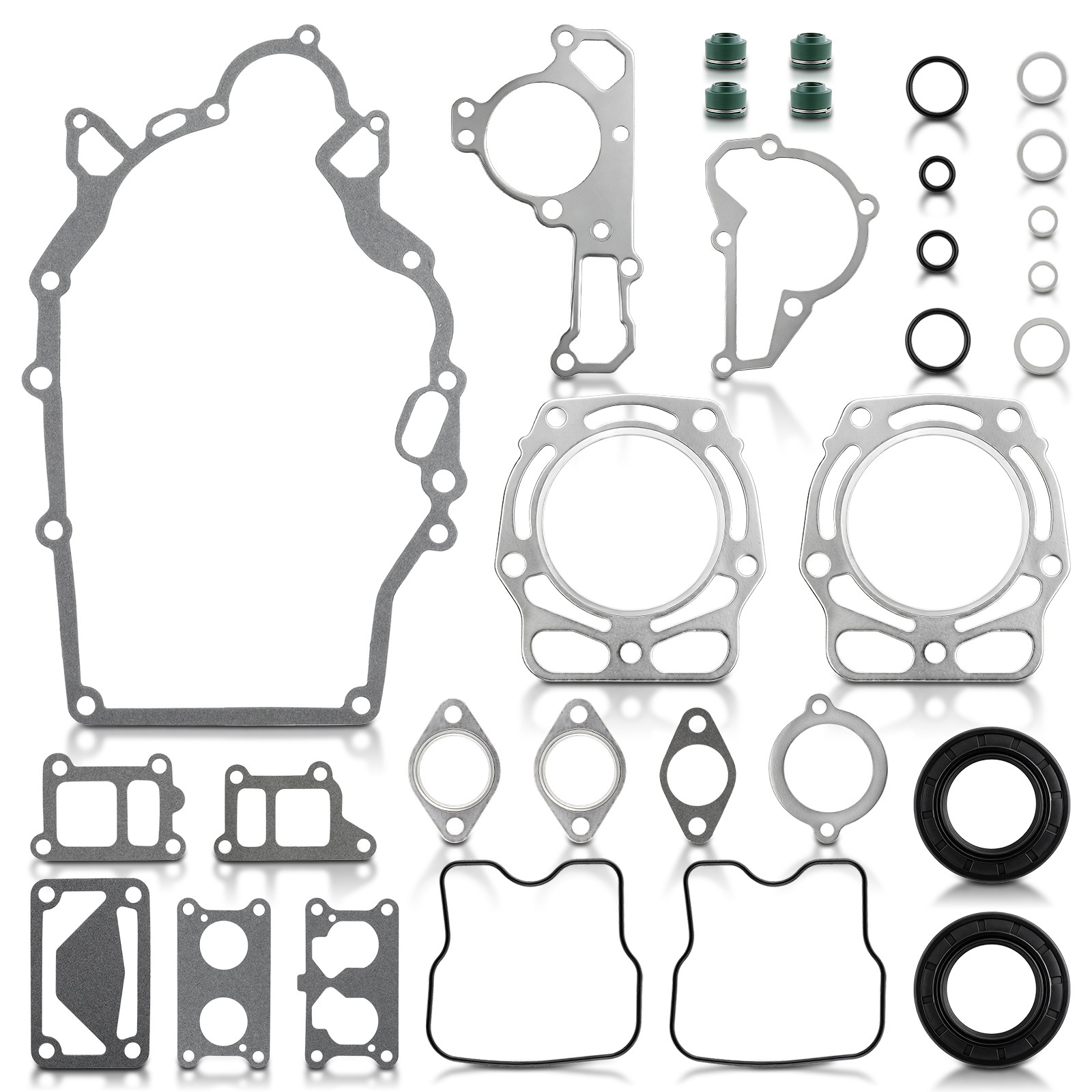 Complete Engine Rebuild Gasket For John Deere GX345 with Kawasaki FD611V engine