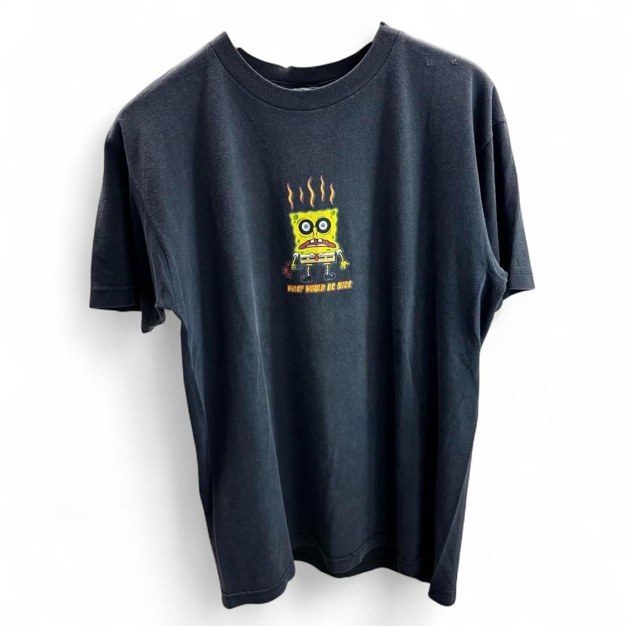 Nickelodeon Vintage 2002 SpongeBob SquarePants T-Shirt Large Black Nickelodeon Vintage 2002 SpongeBob SquarePants T-Shirt Large Black