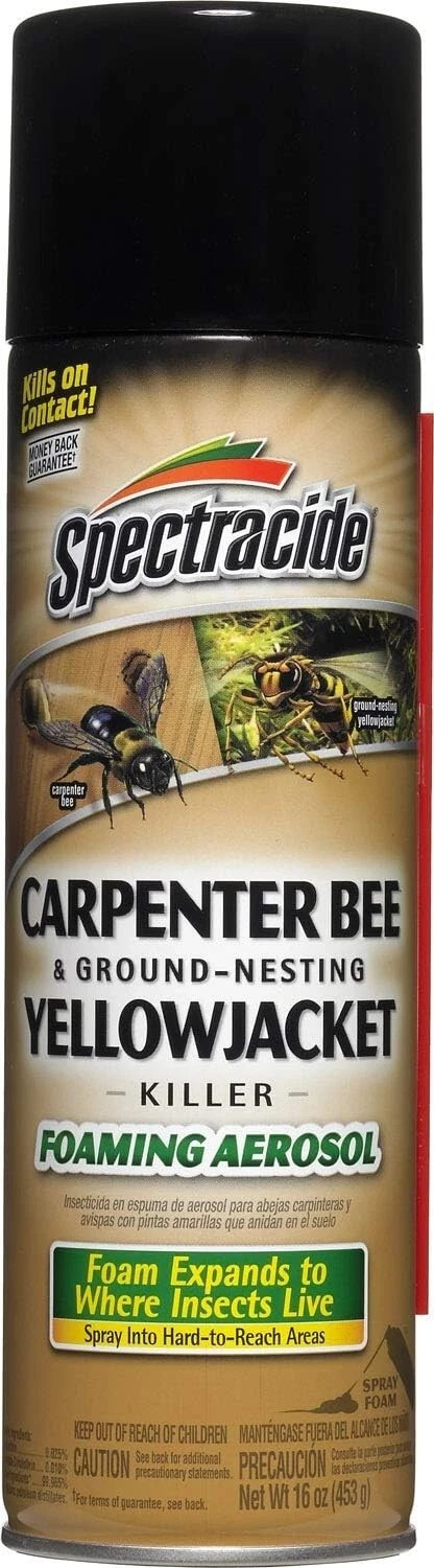 Spectracide Carpenter Bee & Nesting Yellowjacket Killer Spray 16Oz Each Spectracide Carpenter Bee & Nesting Yellowjacket Killer Spray 16Oz Each