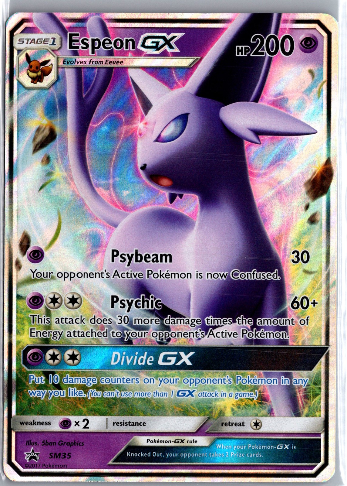 Pokemon Espeon GX SM Promos #SM35 Pokemon Espeon GX SM Promos #SM35