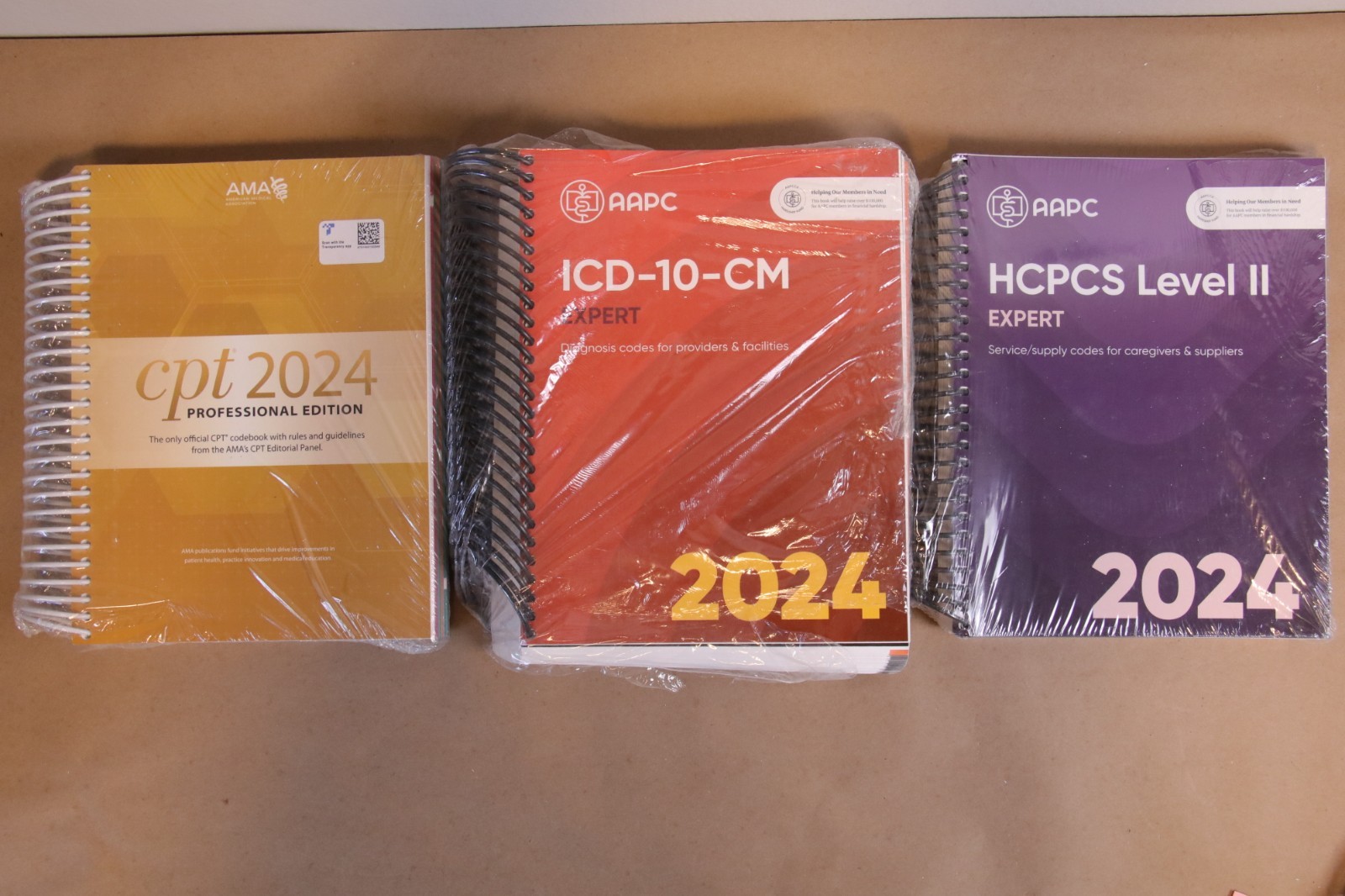 2024 Bundle ICD 10 CM, CPT, and HCPCS Level II zMedical Coding code Books lot