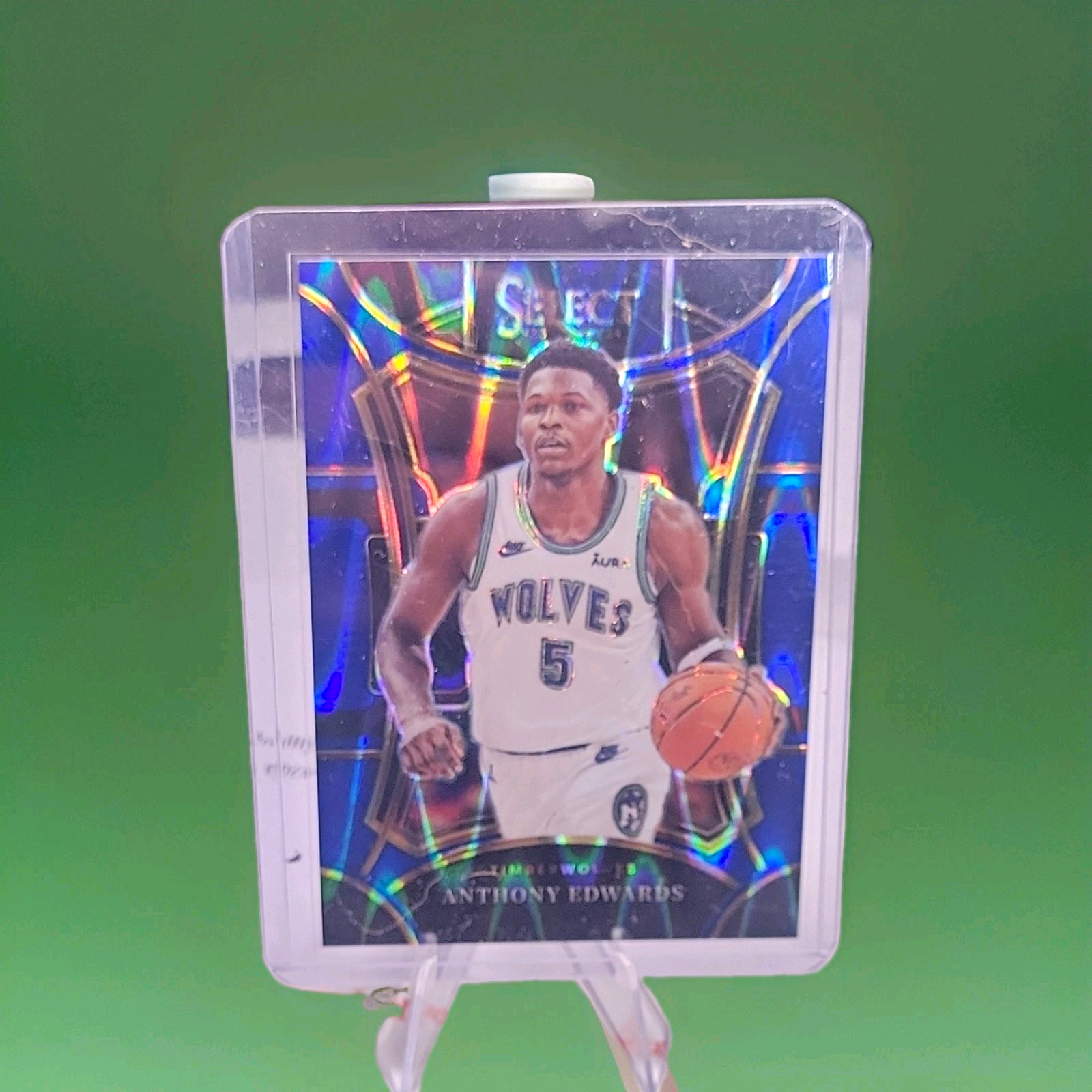 Panini 2023-24 Select Anthony Edwards Mezzanine #364 Blue Tectonic 51 /99 Panini 2023-24 Select Anthony Edwards Mezzanine #364 Blue Tectonic 51 /99