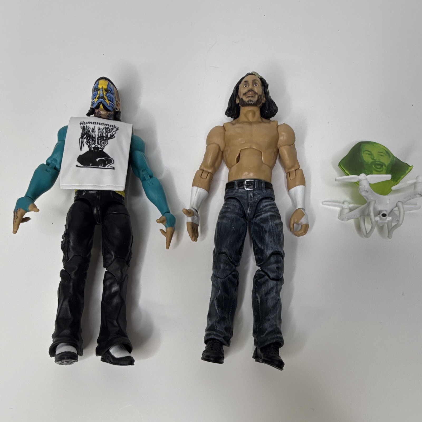 WWE Elite Hardy Boys Matt and Jeff Hardy Action Figures WWE Elite Hardy Boys Matt and Jeff Hardy Action Figures