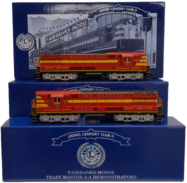 Lionel 6-18340 Fairbanks-Morse Train Master AA Demonstrators - New (C-1) Lionel 6-18340 Fairbanks-Morse Train Master AA Demonstrators - New (C-1)
