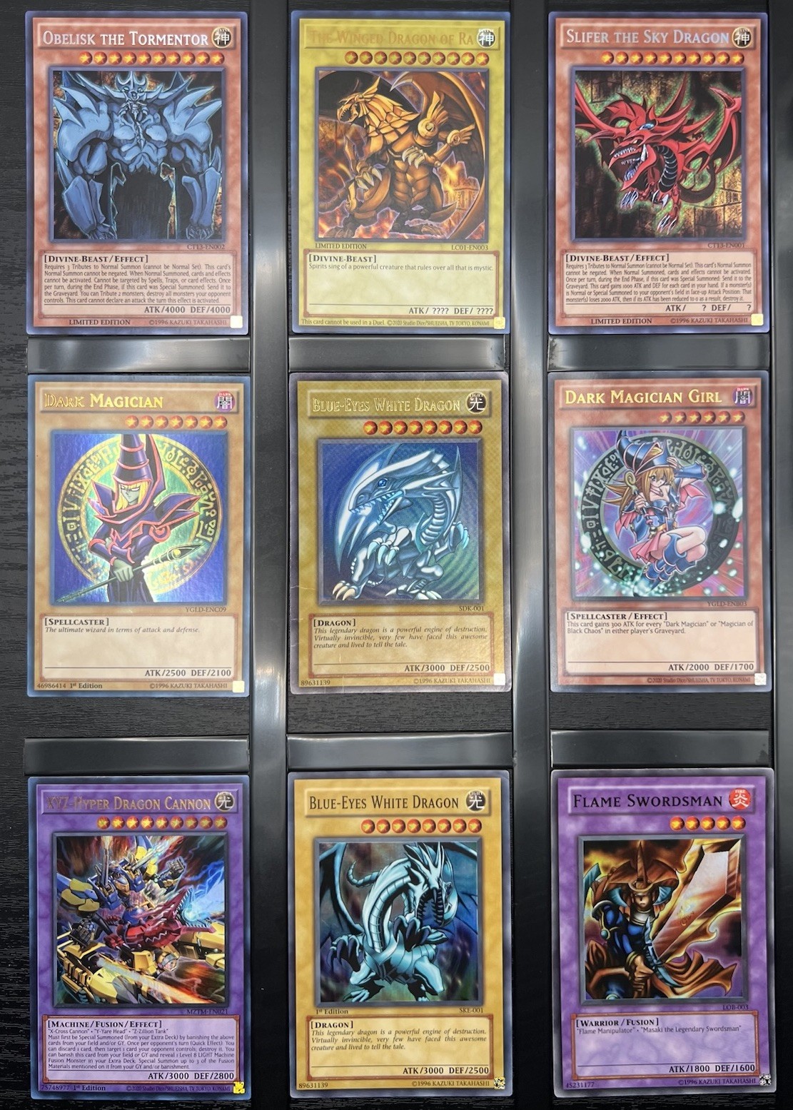 Vintage Yu-Gi-Oh Binder Collection Blue-Eyes Dark Magician Gods SDK-001