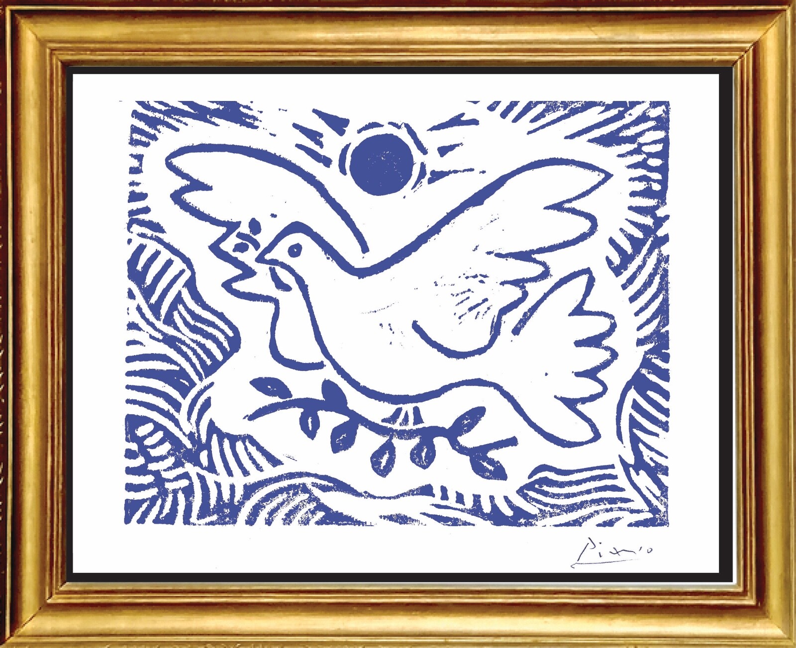 Pablo Picasso Hand Signed Ltd Edition Print 