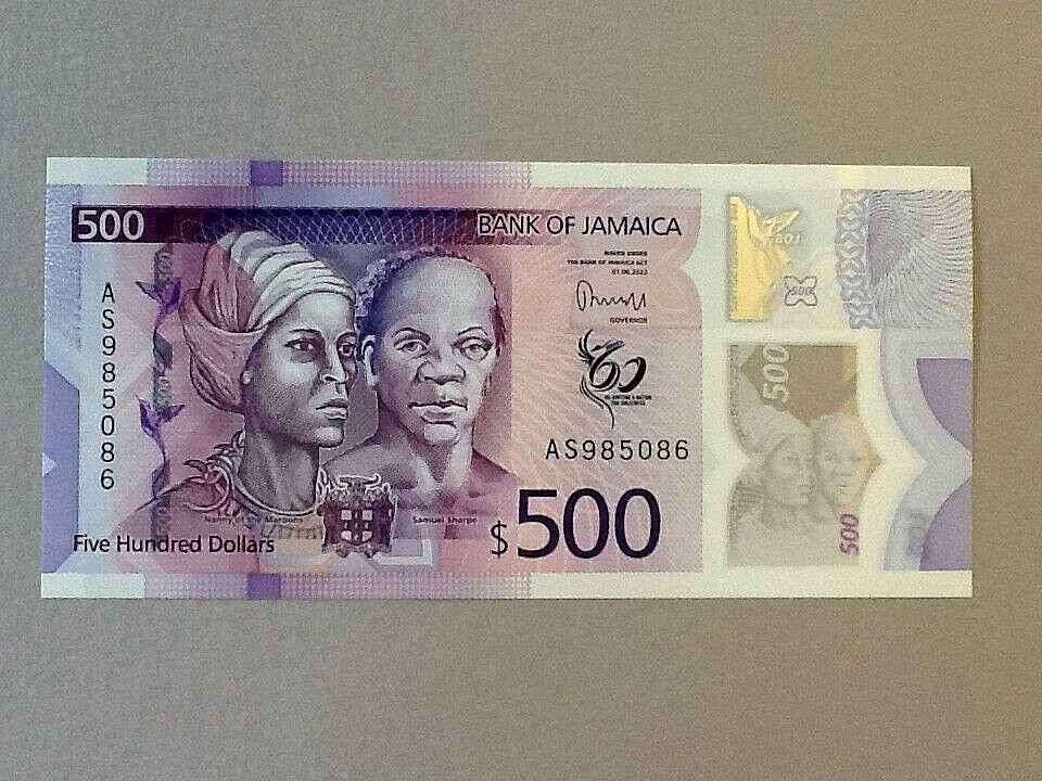 Jamaica 500 Dollars P-98 2022