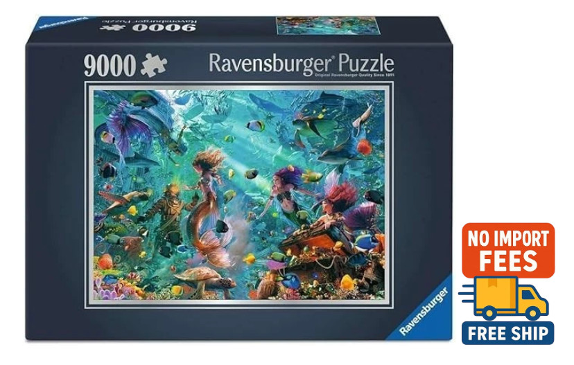 Ravensburger Underwater Kingdom 9000 Piece Puzzle - NEW - RARE - 