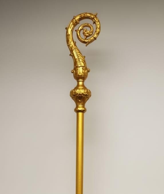 Wooden CROZIER Polish Staff Crosier Bishop Quality Craftsmanship, 70 Wooden CROZIER Polish Staff Crosier Bishop Quality Craftsmanship, 70