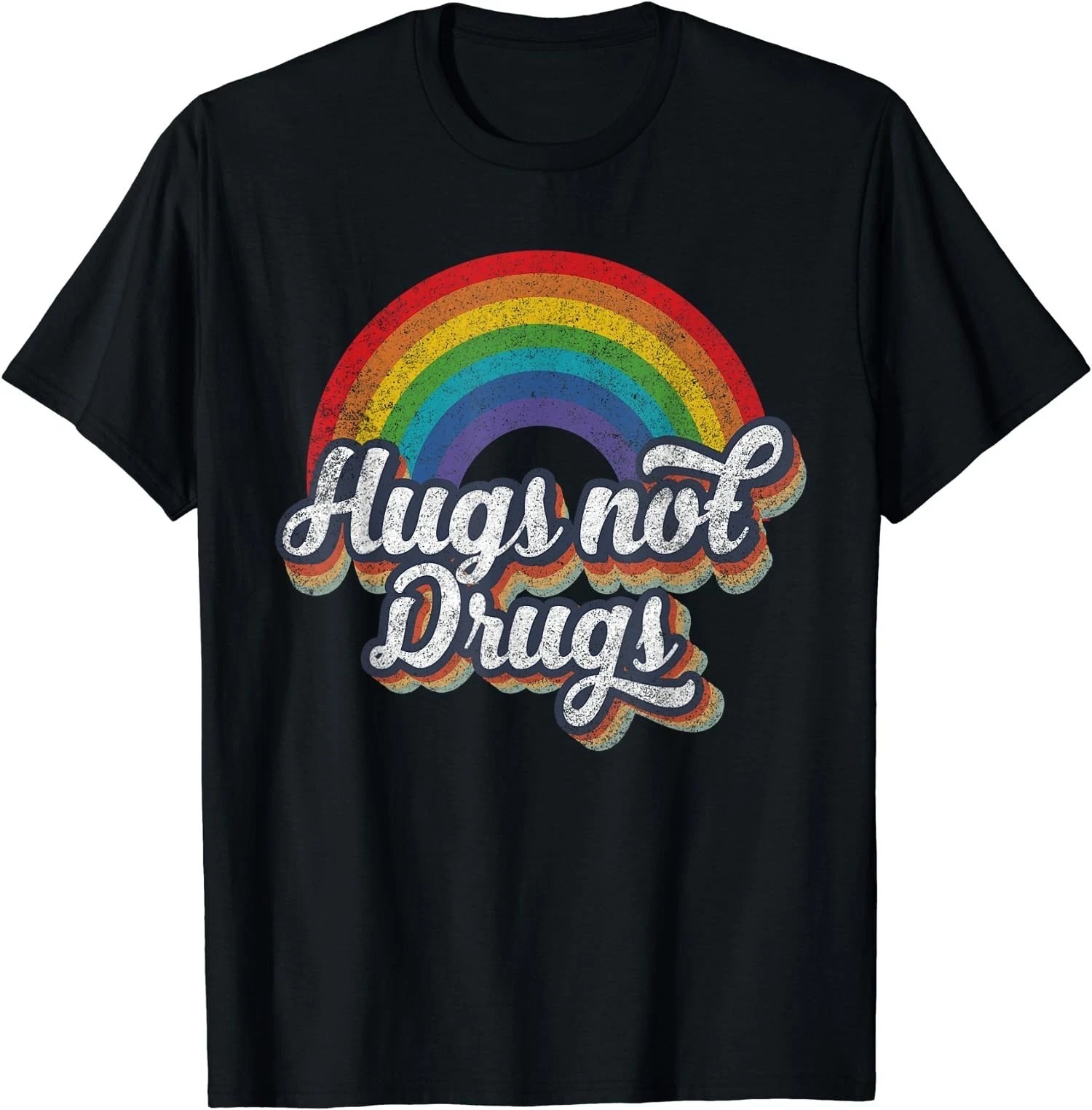 Narcotics Anonymous Shirts Hugs Not Drugs Sobriety Unisex T-Shirt