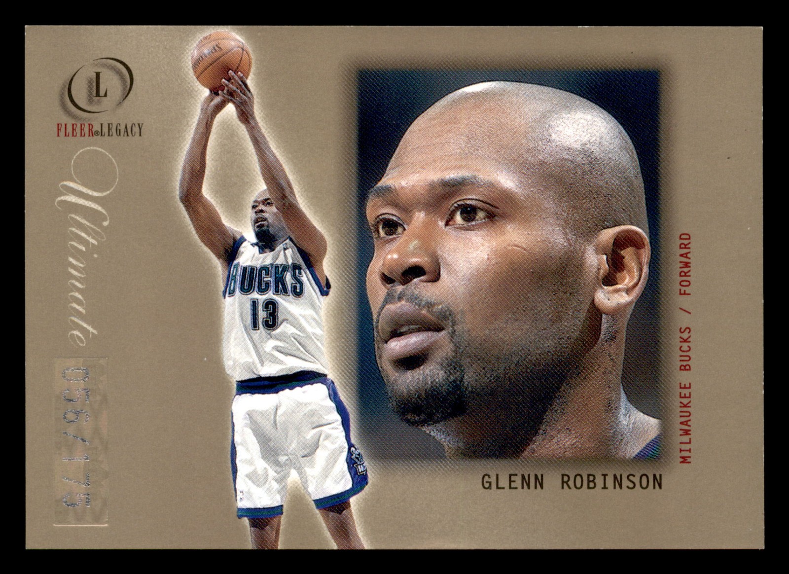 Glenn Robinson 2000-01 Fleer Legacy Ultimate #/175 #72 