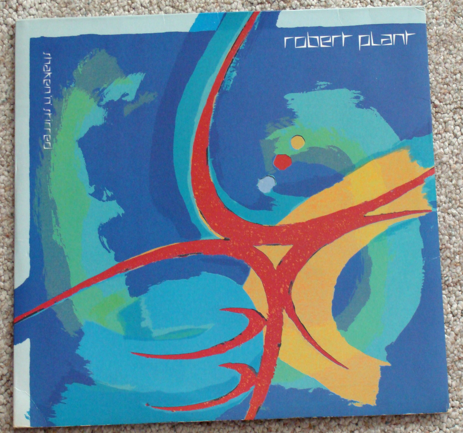 Robert Plant Shakin 'N' Stirred LP Vinyl Record zeppelin NM/EX worldwide ship