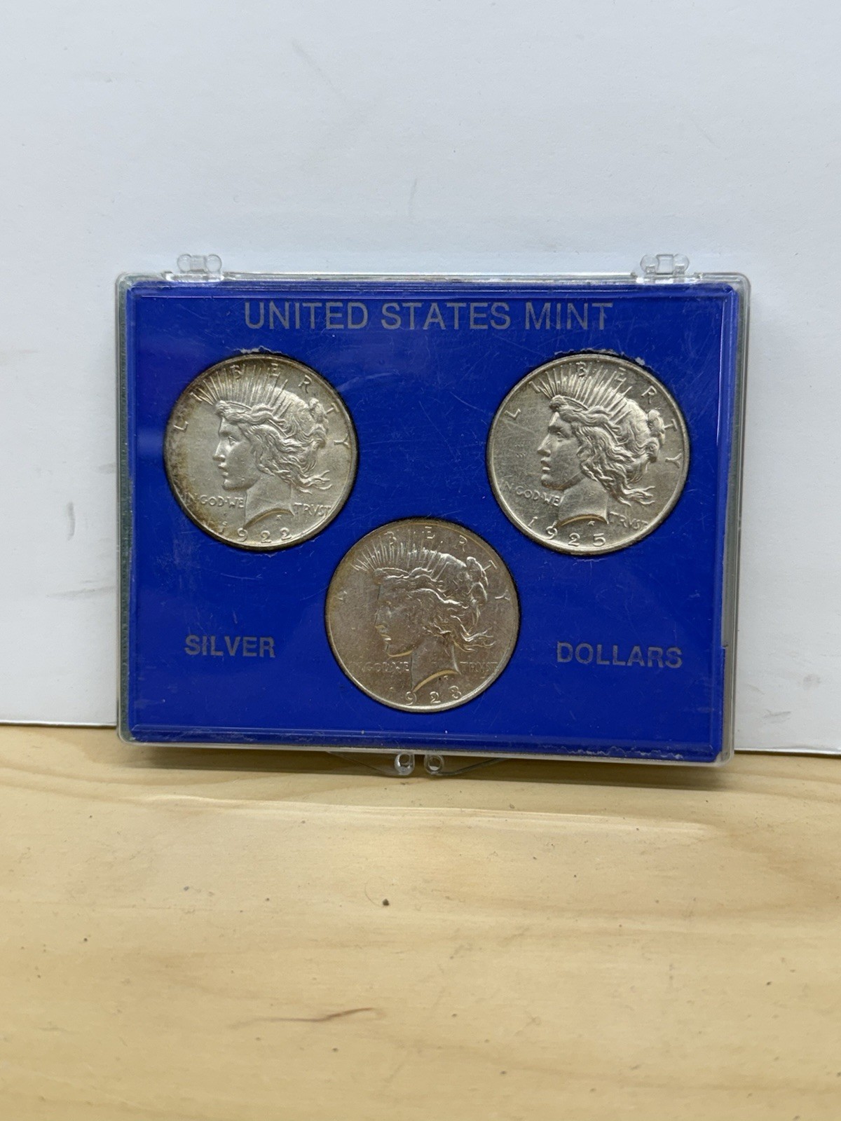 1922 P, 1923 P and 1925 P $1 Peace Silver Dollars 90% Silver Circulated 1922 P, 1923 P and 1925 P $1 Peace Silver Dollars 90% Silver Circulated