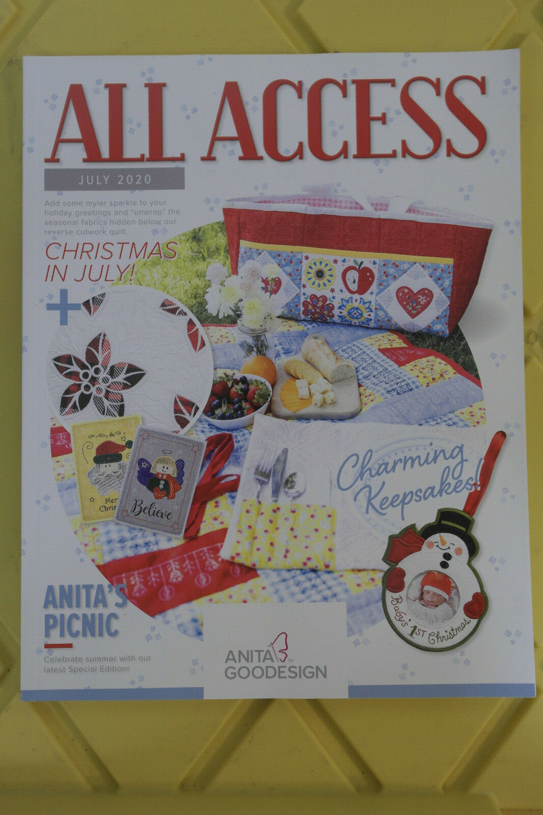 Anita Goodesign ALL ACCESS VIP Club JULY 2020 Embroidery CD & BOOK CHRISTMAS Anita Goodesign ALL ACCESS VIP Club JULY 2020 Embroidery CD & BOOK CHRISTMAS