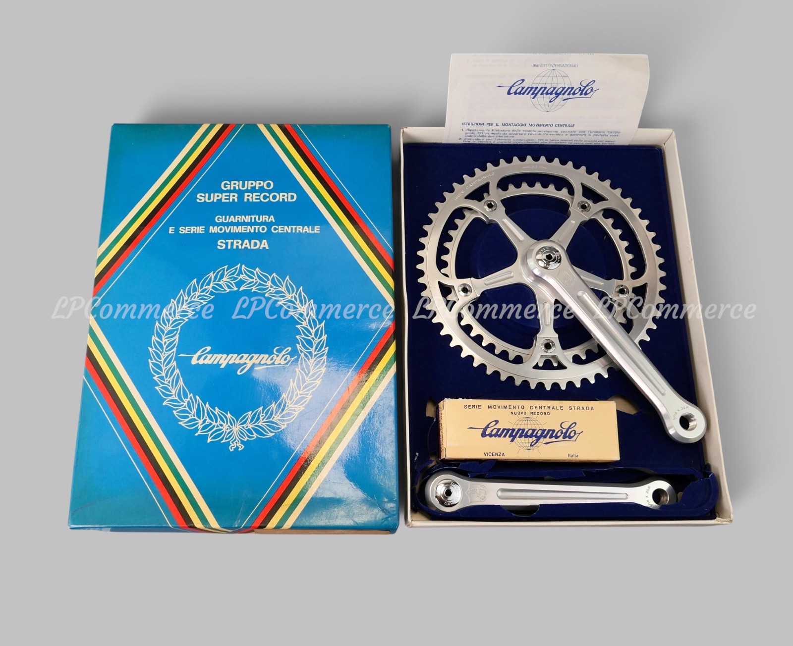 Campagnolo Super Record Road Crankset 53-42 NOS 172.5 Movement Series