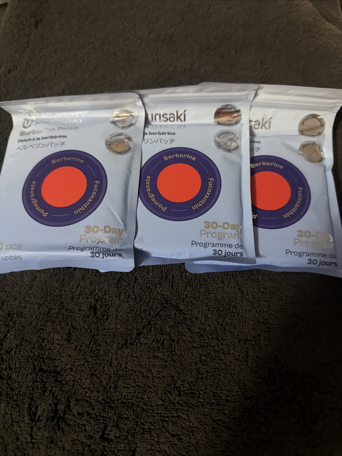 Purisaki Berberine Patch 30 Day Program 30 Patches Sealed Exp 5/28 Pack Of 3 Purisaki Berberine Patch 30 Day Program 30 Patches Sealed Exp 5/28 Pack Of 3