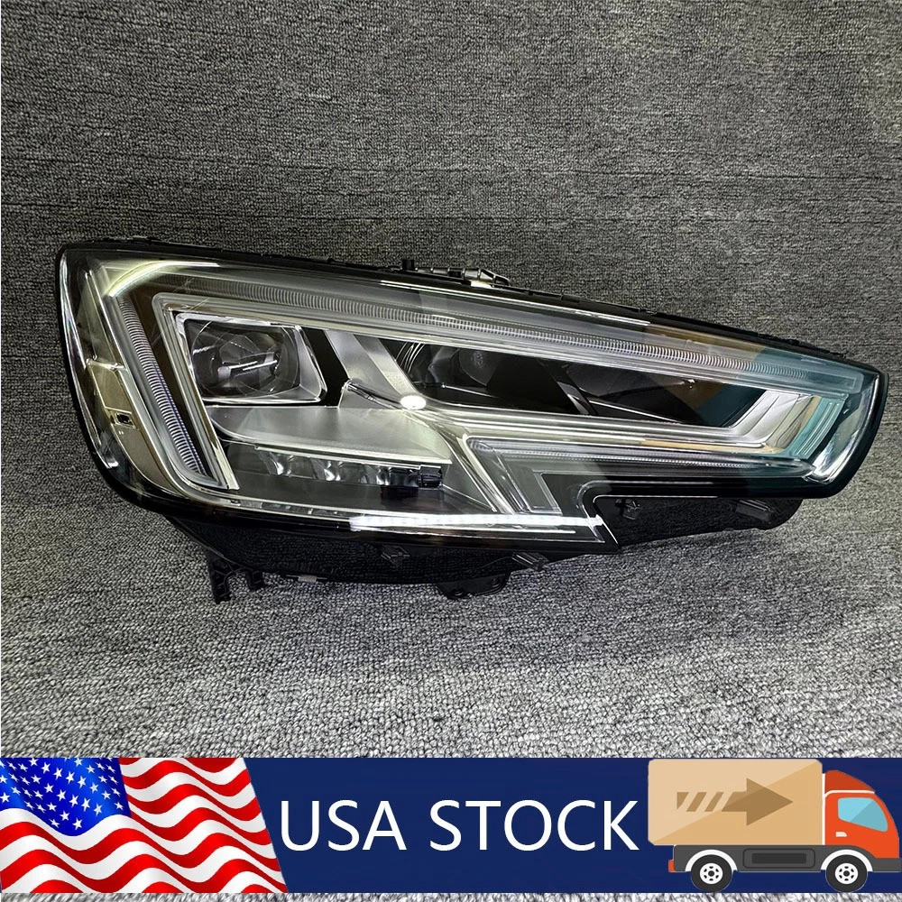 Headlight For 2017 2018 2019 Audi A4 S4 Passenger Right RH Side FULL LED New
