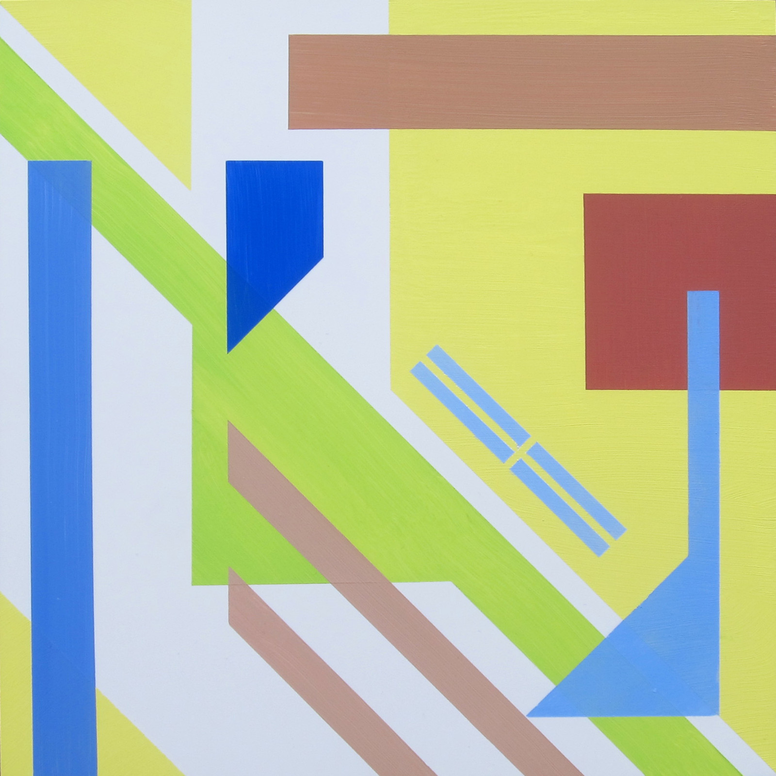 Abstract Modern Geometric Original Acrylic Painting - 12\