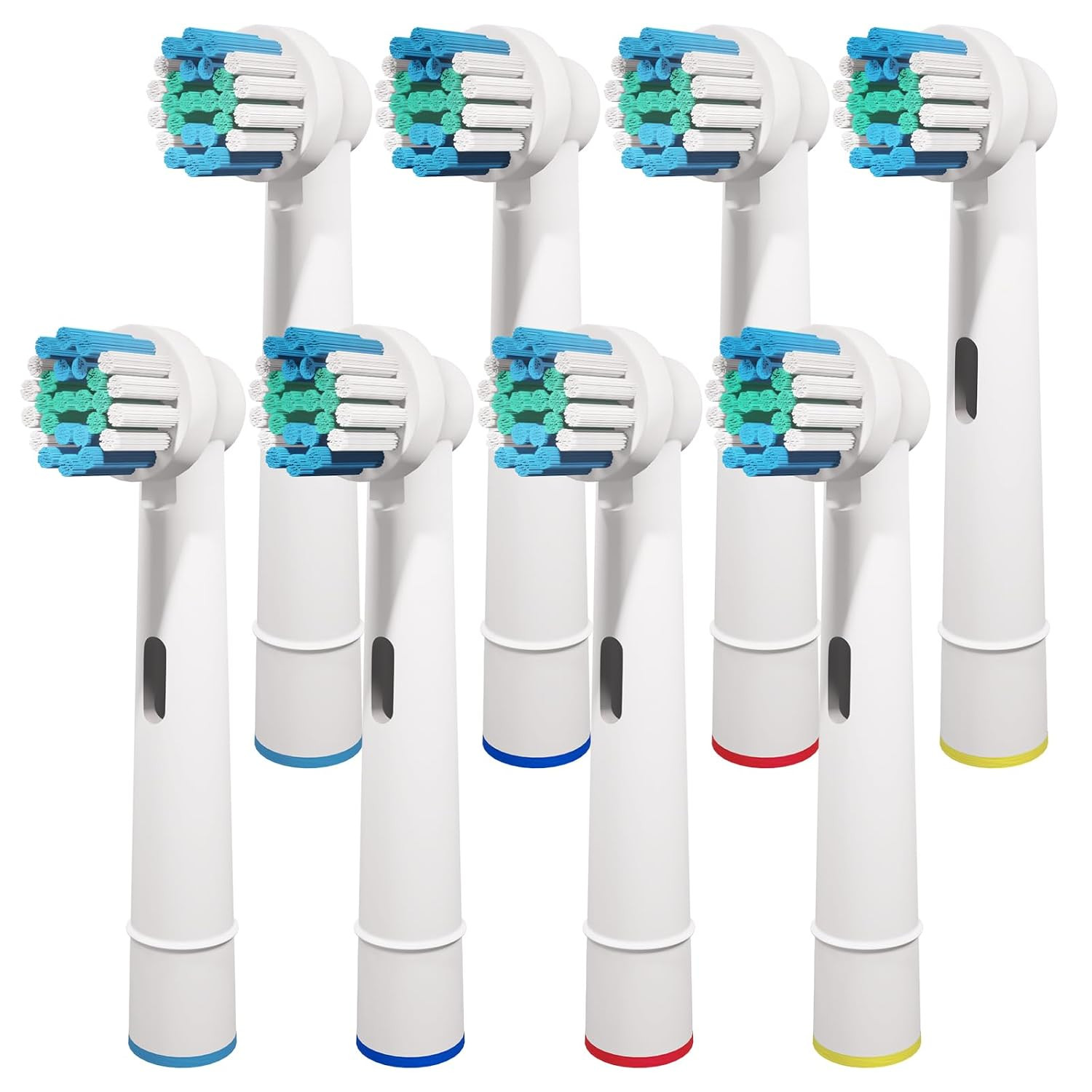 8 Pcs Replacement Toothbrush Heads Compatible with Oral B Braun, Professional El