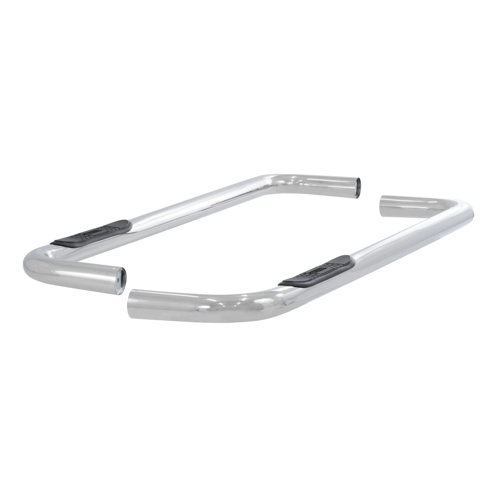 Aries 3in Round Polished Stainless Truck Steps Boards Nerf Bars Part# 204041-2