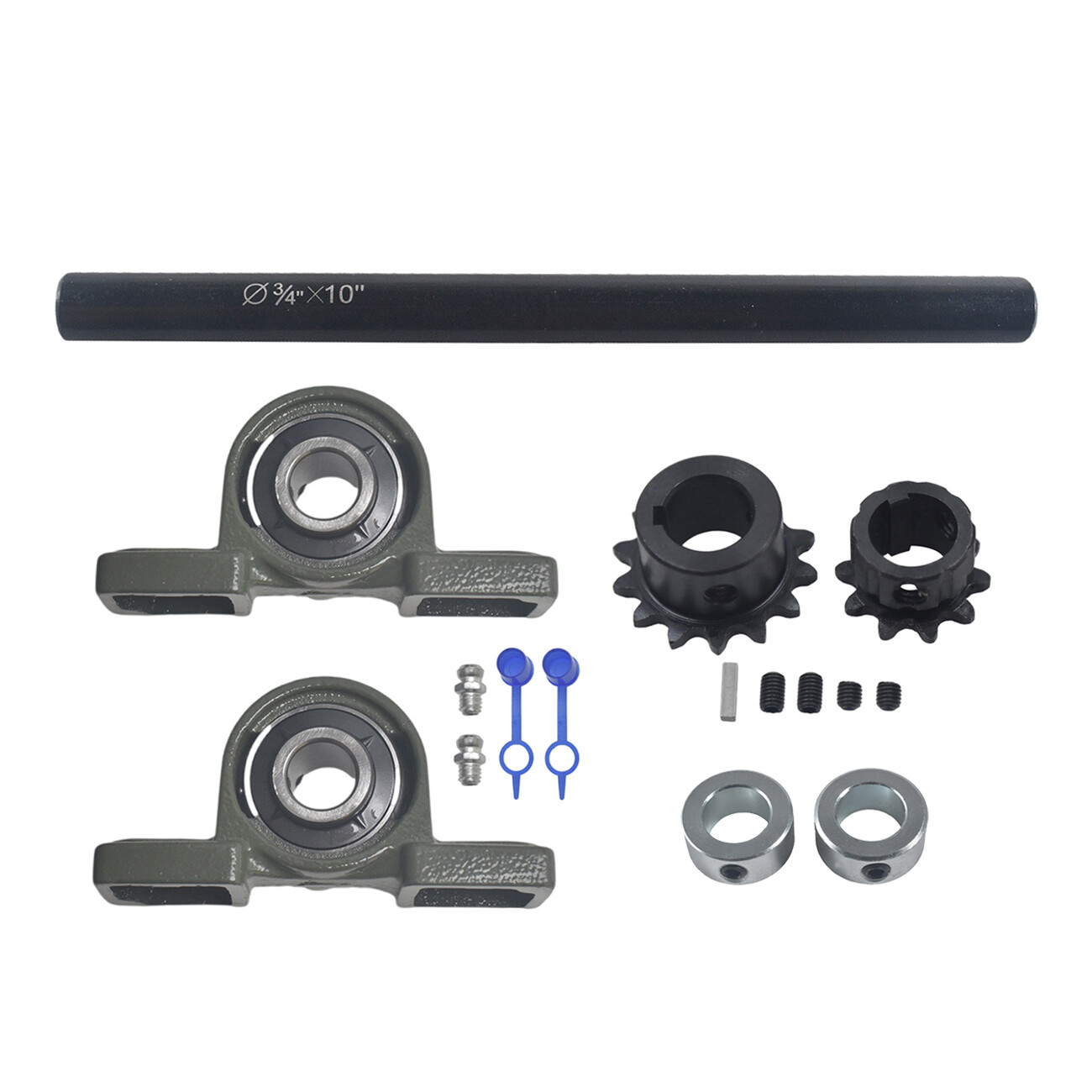 Complete Jackshaft UCP204-12 Kit For 3/4 X 10\