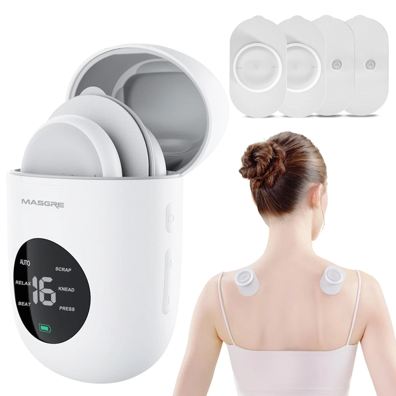 TENS Unit - Wireless Muscle Stimulator for Pain Relief, Dual Channel 16 Inten... TENS Unit - Wireless Muscle Stimulator for Pain Relief, Dual Channel 16 Inten...