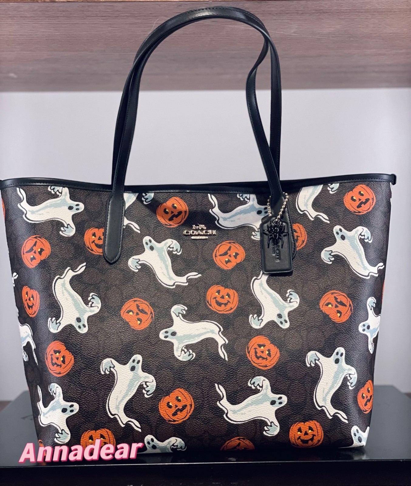 NWT COACH HALLOWEEN CITY TOTE CCE69 NWT COACH HALLOWEEN CITY TOTE CCE69