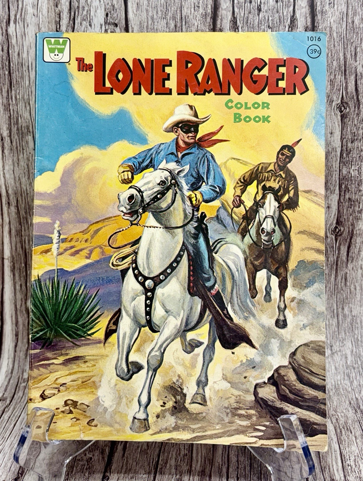 ORIGINAL 1951 THE LONE RANGER WHITMAN COLORING BOOK #1016 ORIGINAL 1951 THE LONE RANGER WHITMAN COLORING BOOK #1016