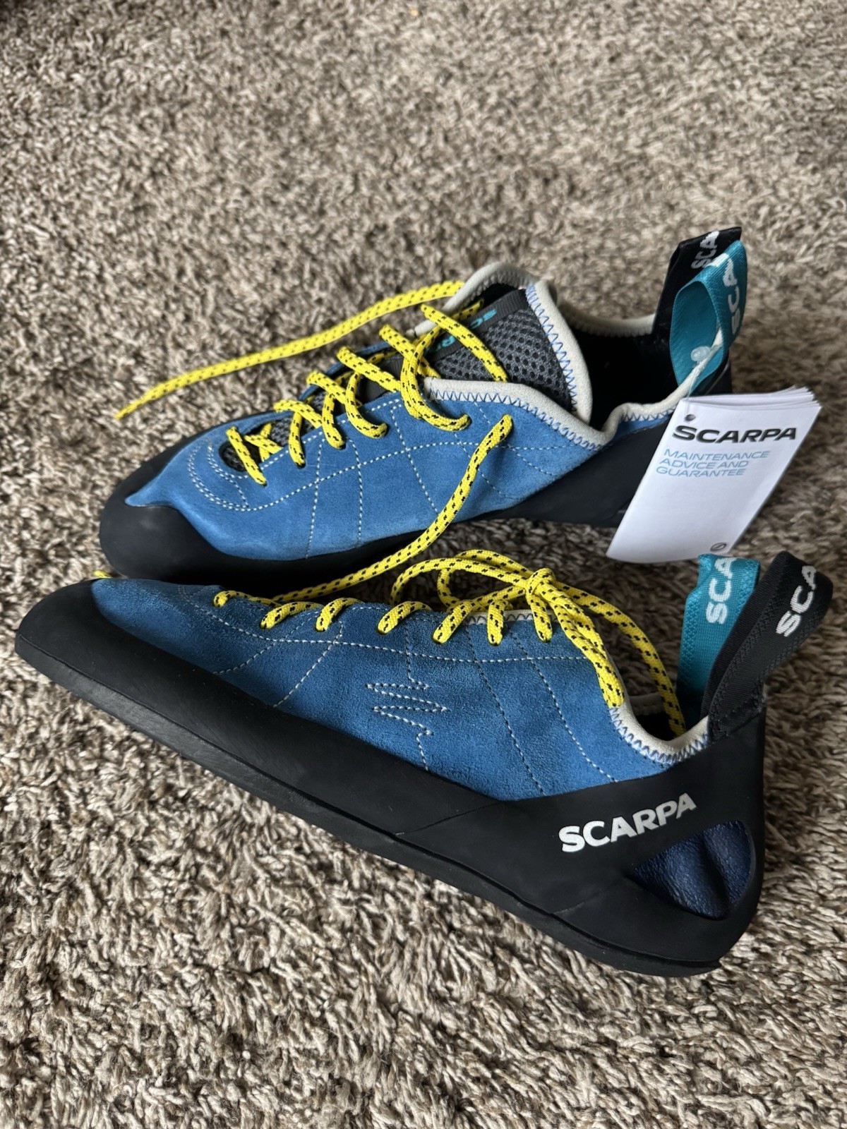 Scarpa Helix Rock Climbing Shoes Size EU 44 US 10.5 Hyper Blue Brand New No Box Scarpa Helix Rock Climbing Shoes Size EU 44 US 10.5 Hyper Blue Brand New No Box