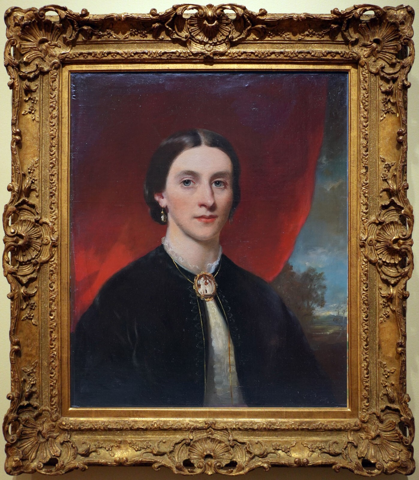 Handmade antique Oil Painting Portrait female noblewoman girl on canvas 20