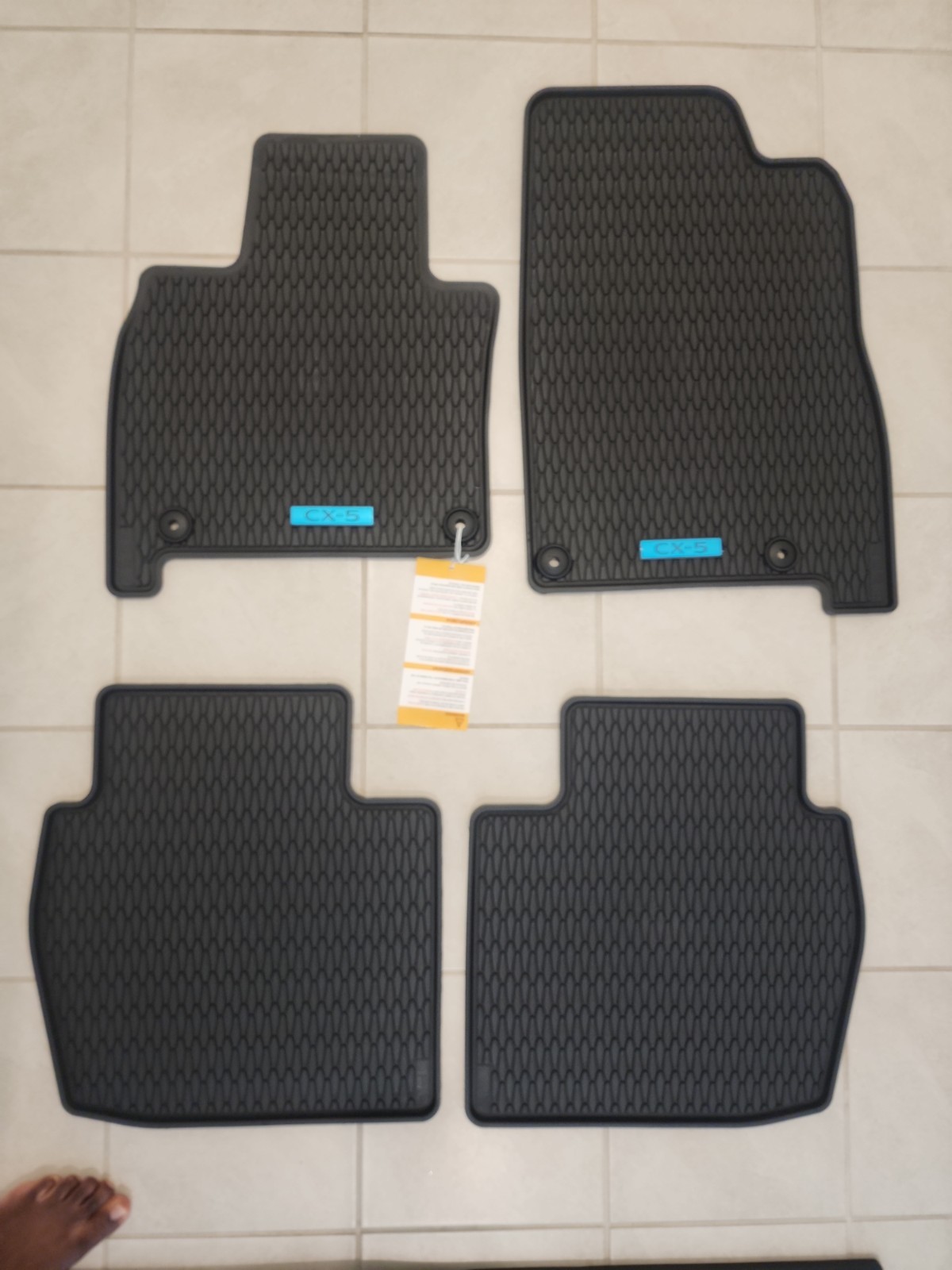 Genuine MAZDA CX-5 - 2026 All Weather Floor Mats (KLBCV0350) - Sealed