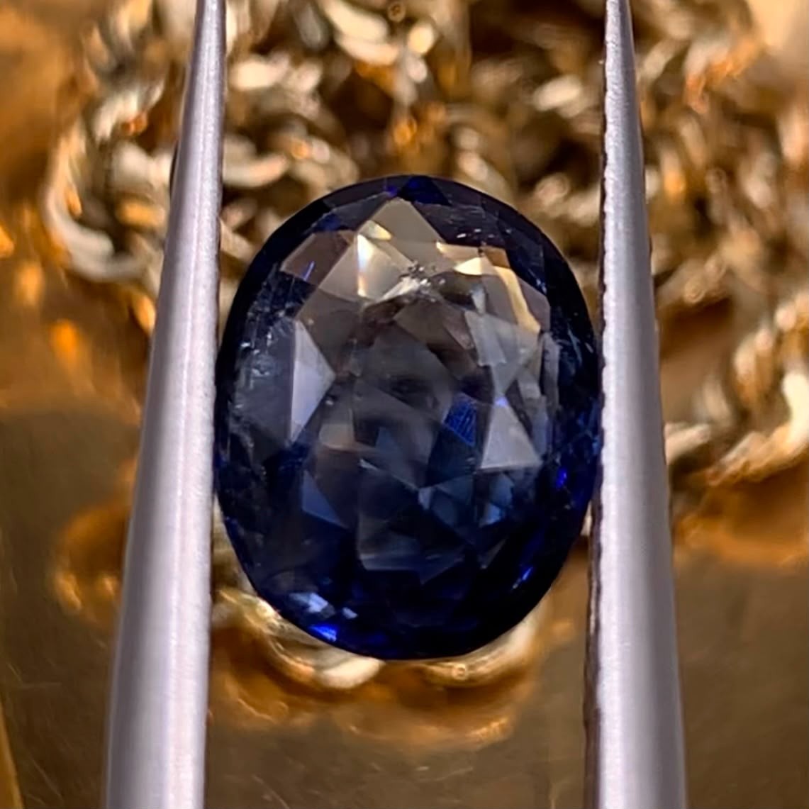 GFCO Certified 3.02Ct Natural Unheated Rare Royal Blue Sapphire From Sri Lanka