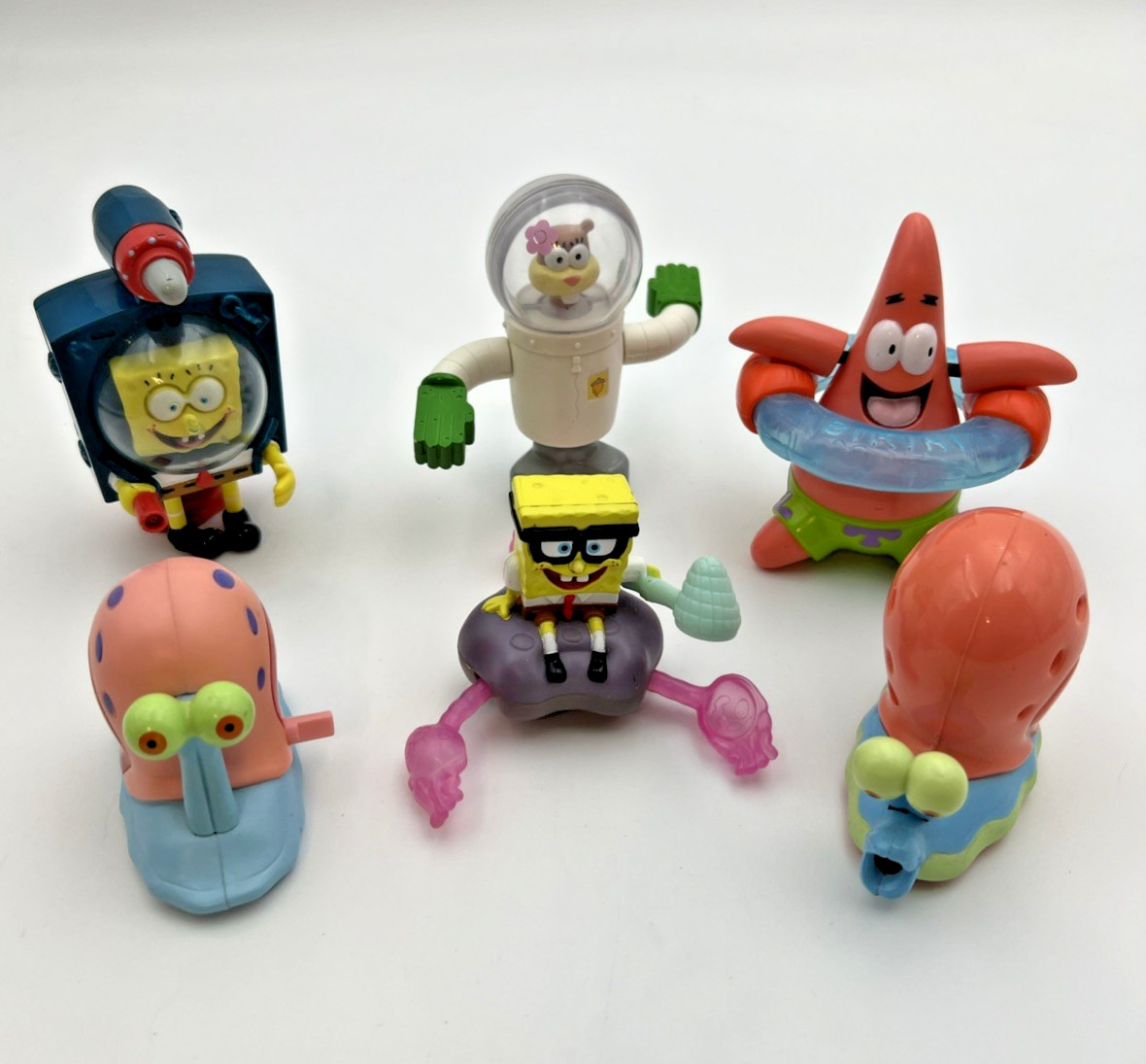 Spongebob Squarepants 2001, 2002 Burger King Toy Lot of Sandy Gary Patrick Spongebob Squarepants 2001, 2002 Burger King Toy Lot of Sandy Gary Patrick