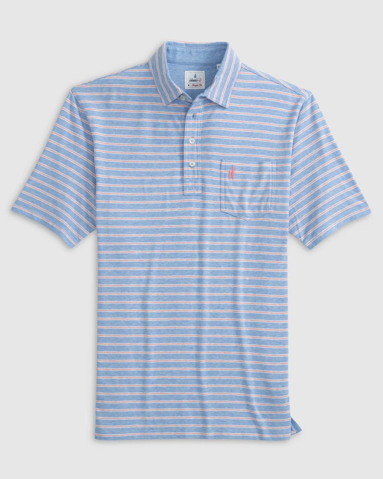 johnnie-O Original 4-Button Polo - Matthis Stripe Aspen MC-7779730