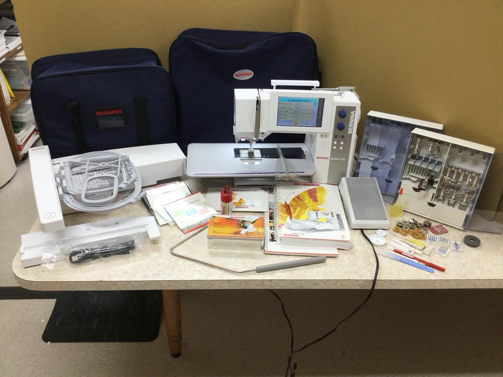 Bernina Artista 730 Sewing, Quilting, and Embroidery Machine with BSR Bernina Artista 730 Sewing, Quilting, and Embroidery Machine with BSR