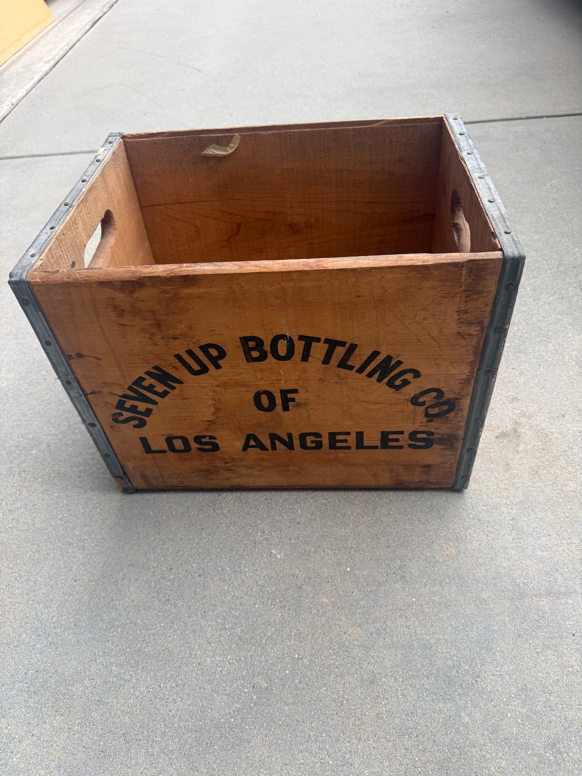 Vintage 7up Seven Up Wooden Crate Los Angeles Vintage 7up Seven Up Wooden Crate Los Angeles