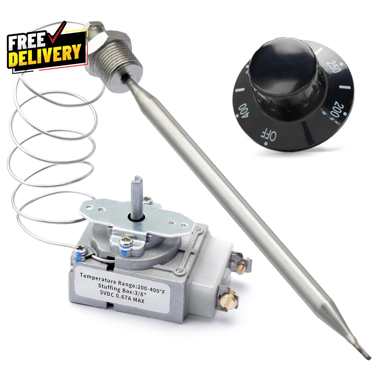 Replacement for Atosa 301030004 RX-10-24 RX-2-24 RX-2-30 Thermostat RX Series .. Replacement for Atosa 301030004 RX-10-24 RX-2-24 RX-2-30 Thermostat RX Series ..