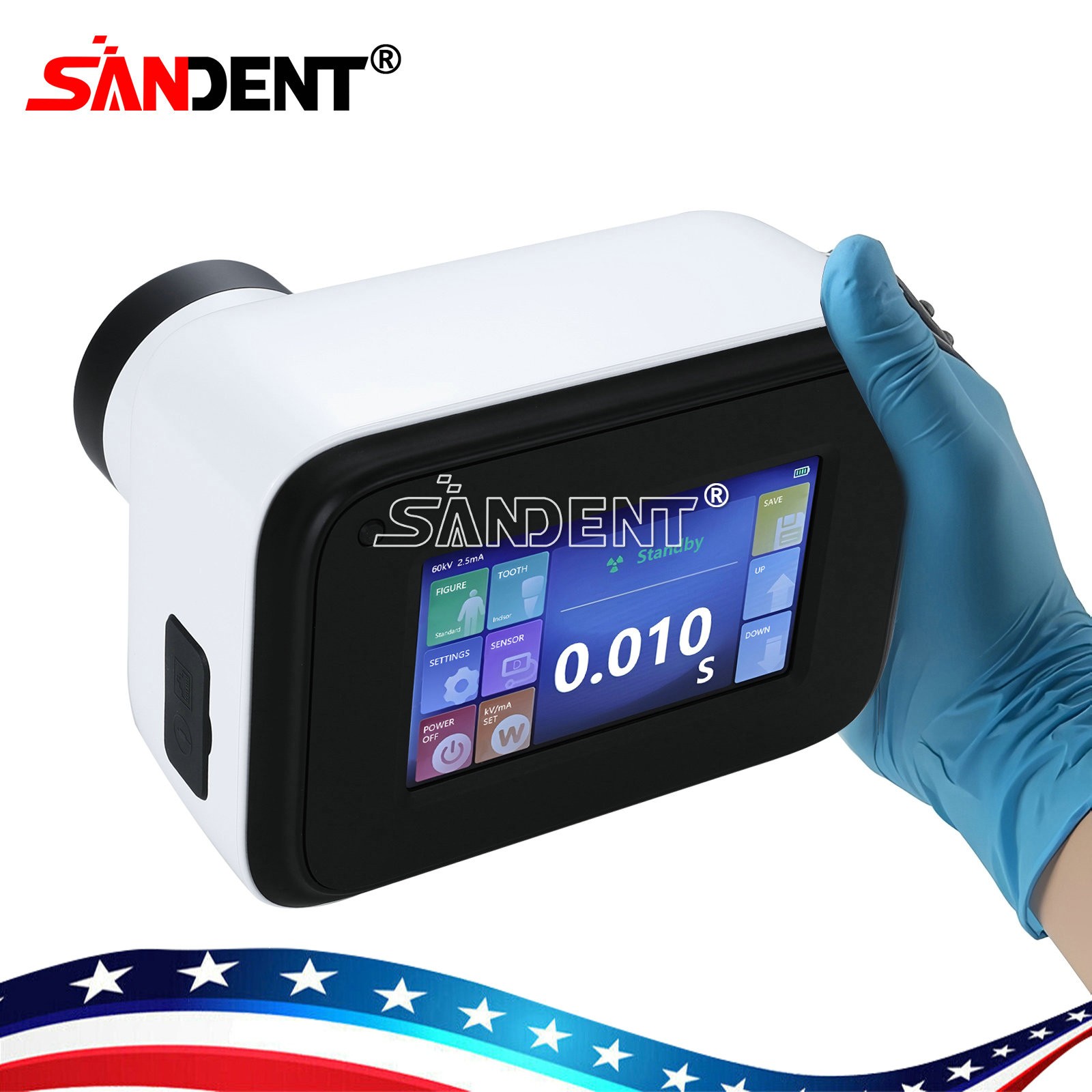Dental X Portable Ray Digital Machine Rayos/ with Scatter Shield Protective Ring
