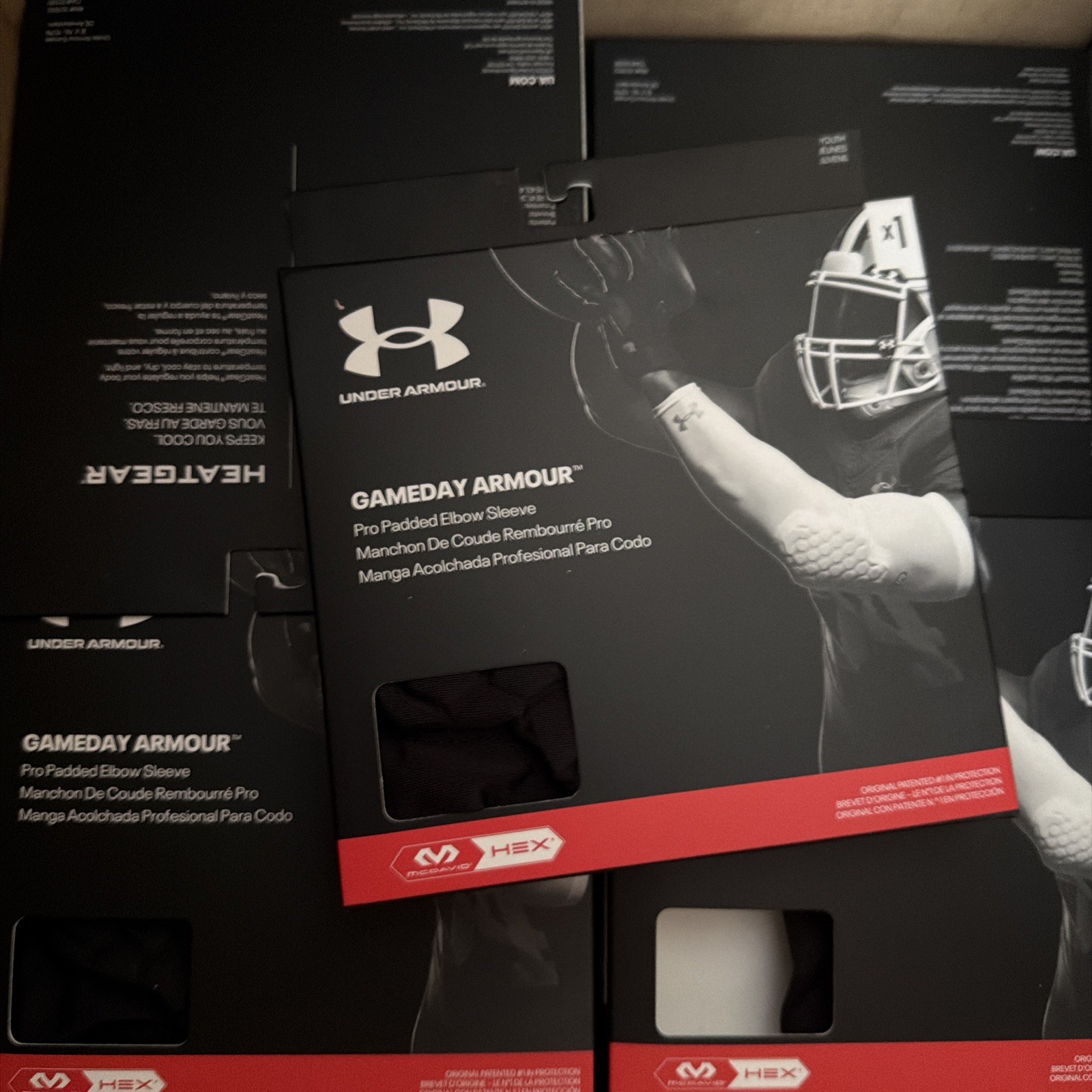 Under Armour Padded Elbow Single Sleeve youth OSFA black Buy 1 Get 1 Free bogo Under Armour Padded Elbow Single Sleeve youth OSFA black Buy 1 Get 1 Free bogo