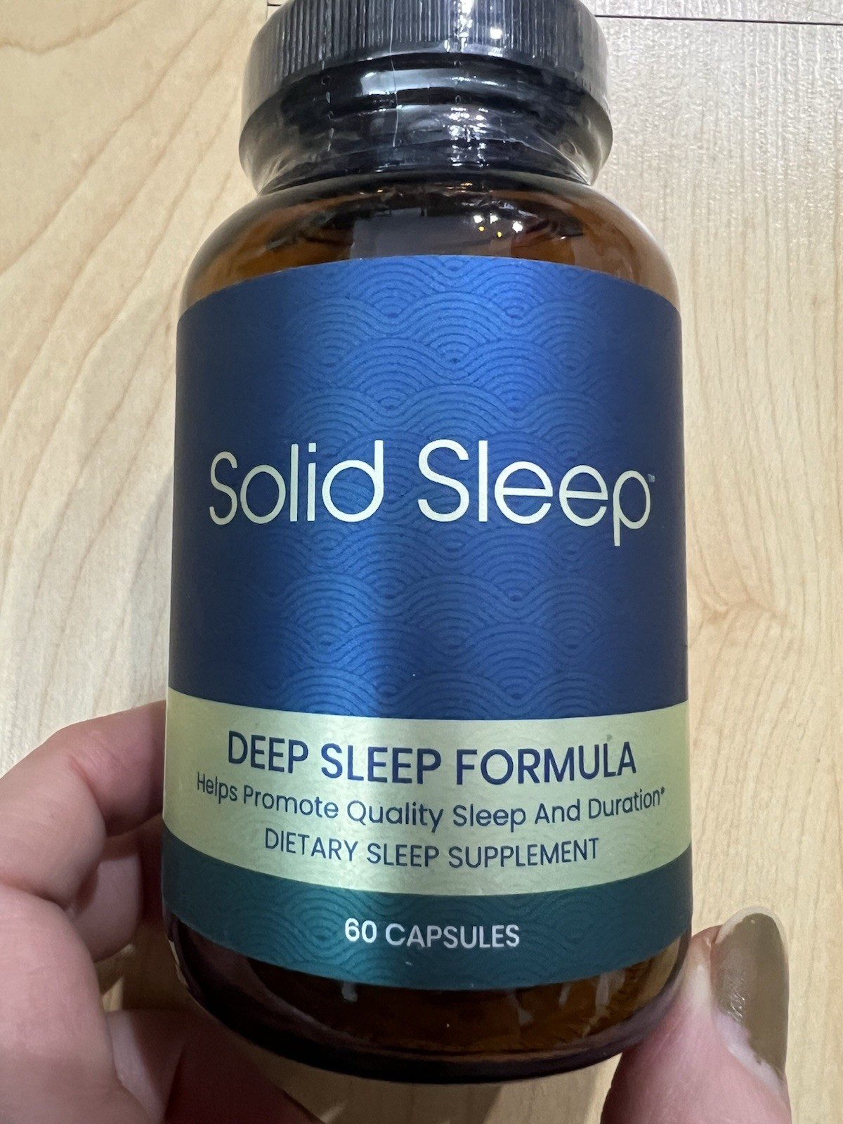 Solid Sleep Deep Sleep Formula Magnesium Inositol L-Theanine 60 Capsules Solid Sleep Deep Sleep Formula Magnesium Inositol L-Theanine 60 Capsules
