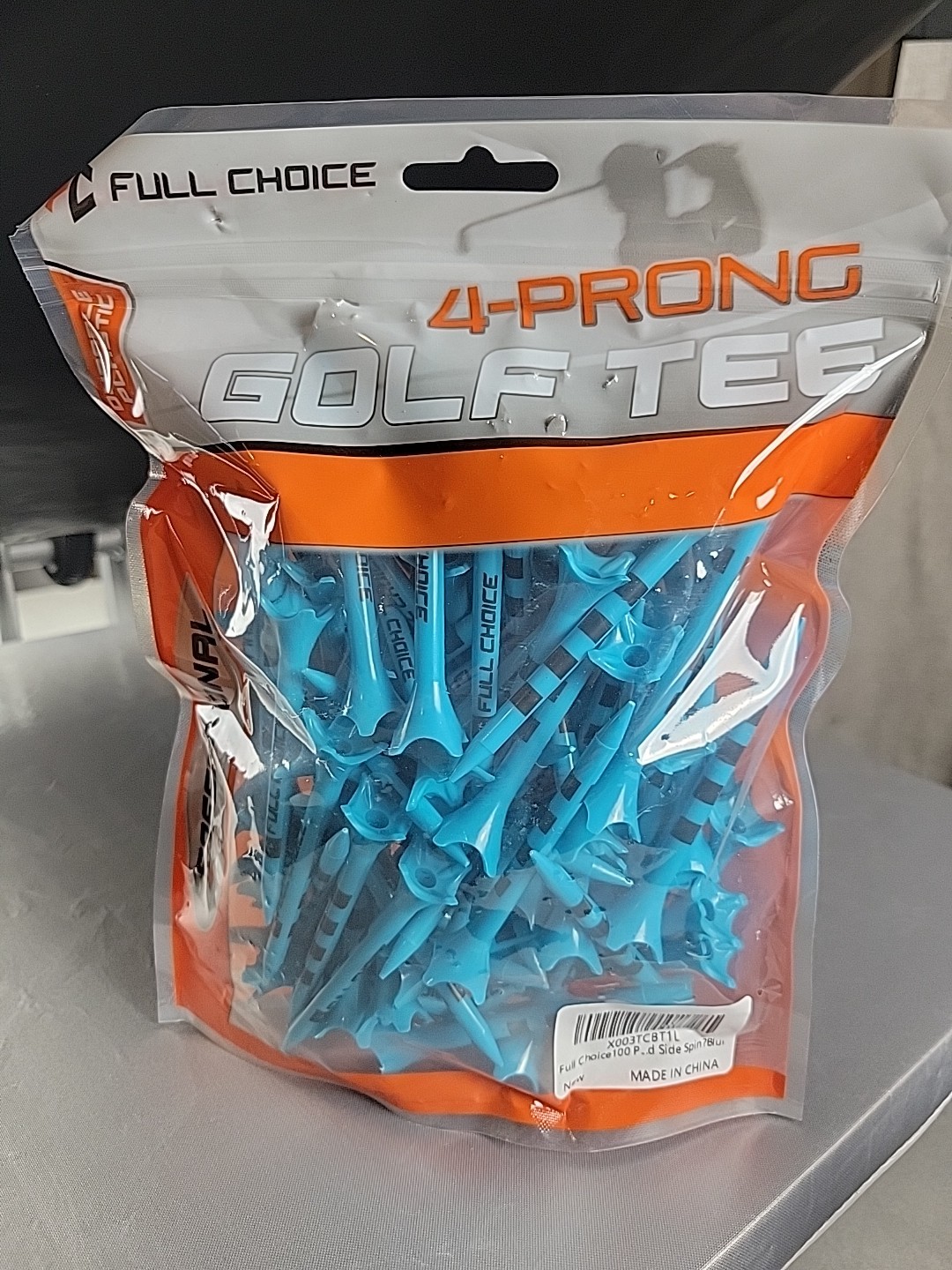Full Choice Professional Golf Tee 4-Prong Durable Plastic (Blue) Full Choice Professional Golf Tee 4-Prong Durable Plastic (Blue)