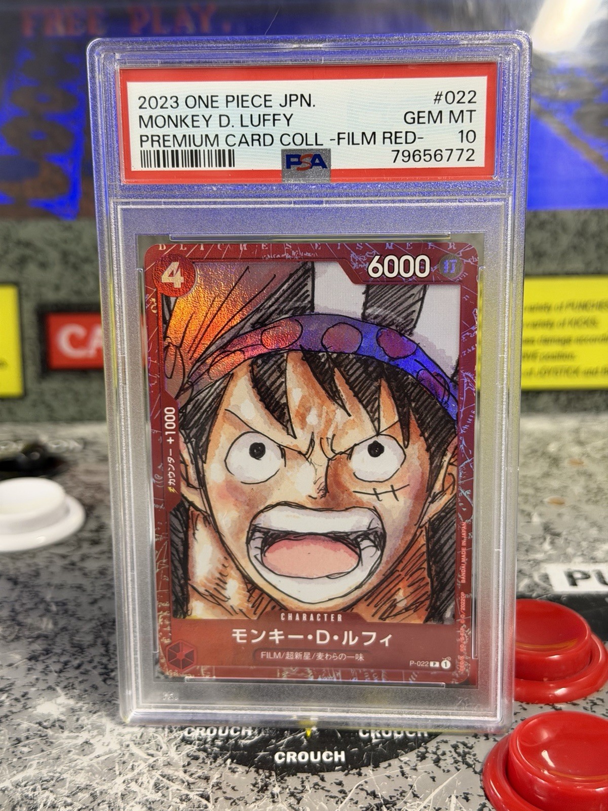 2023 One Piece Japanese Monkey D. Luffy #022 Premium Collection Film Red PSA 10 2023 One Piece Japanese Monkey D. Luffy #022 Premium Collection Film Red PSA 10