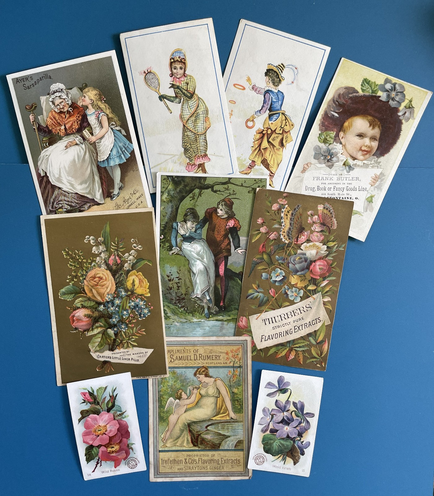 (30) 1890's Victorian Trade Cards: Nice Mix (30) 1890's Victorian Trade Cards: Nice Mix