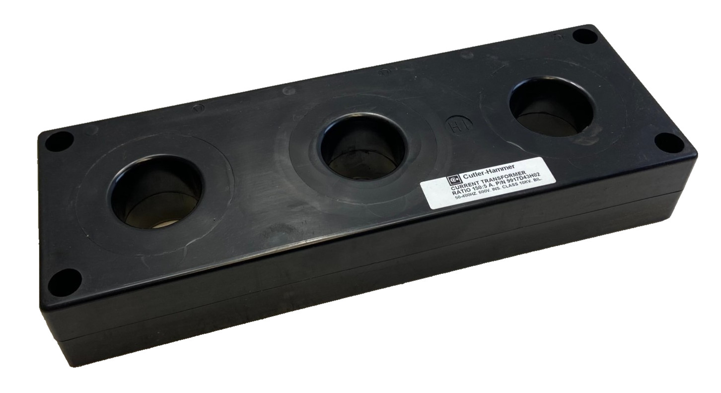 CUTLER HAMMER 9917D43H02 current transformer 150:5A 600V CUTLER HAMMER 9917D43H02 current transformer 150:5A 600V